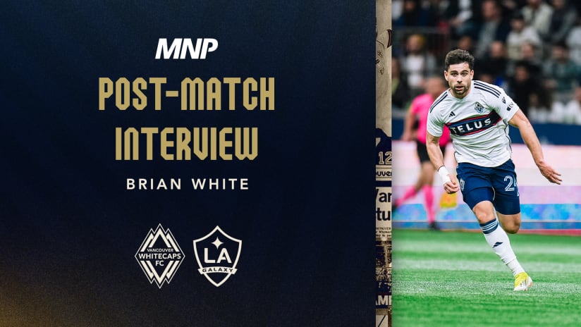 Post-Match Media Availability: Brian White | April 13, 2024, Presented by MNP