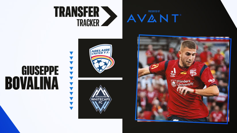 Vancouver Whitecaps sign Giuseppe Bovalina from Adelaide United