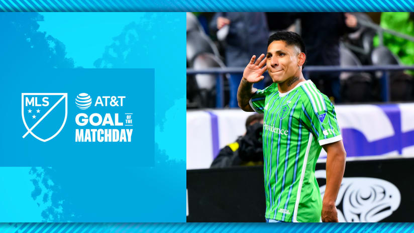 Seattle Sounders FC's Raúl Ruidíaz wins Goal of the Matchday