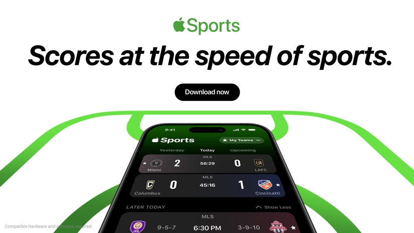 Apple Sports: Download the new app for MLS & sports fans 