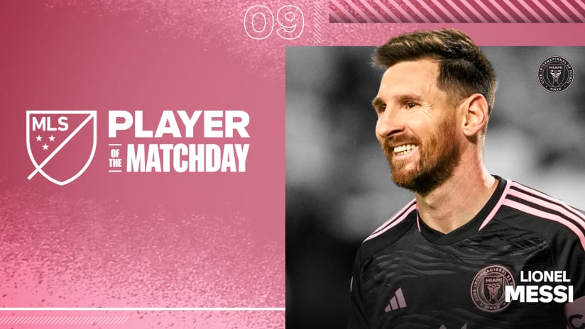 Inter Miami CF's Lionel Messi named Player of the Matchday