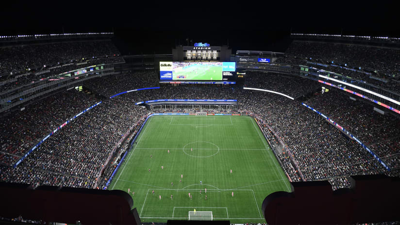 New England Revolution set attendance record as Lionel Messi visits Gillette Stadium