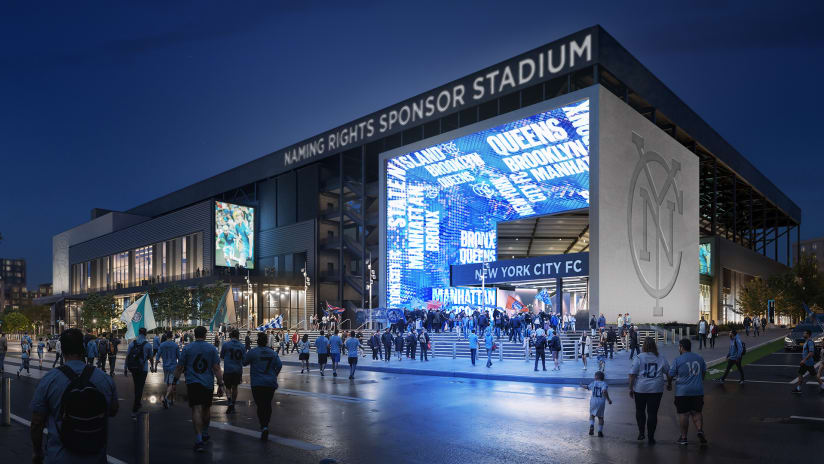 The Cube - NYCFC stadium rendering