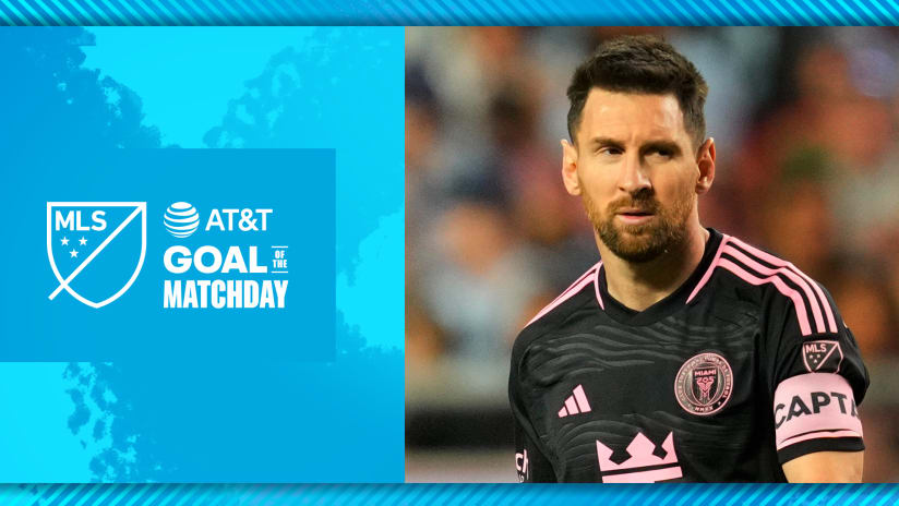 Inter Miami CF's Lionel Messi wins Goal of the Matchday