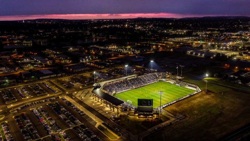 Sights and sounds from Huntsville City FC's grand opening of Joe Davis Stadium