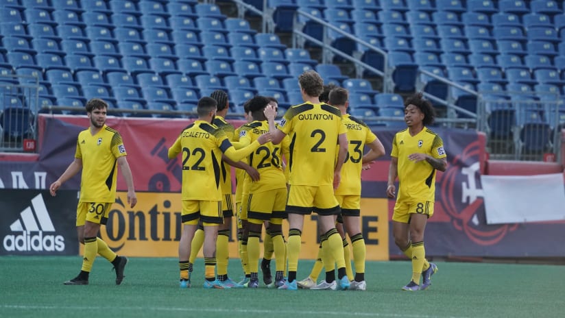 Crew 2 hands Revs 2 first defeat of the season in 4-0 victory
