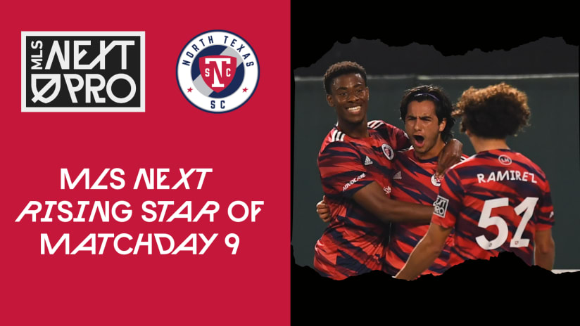 MLS NEXT Rising Star of the Matchday 9: Diego Hernandez