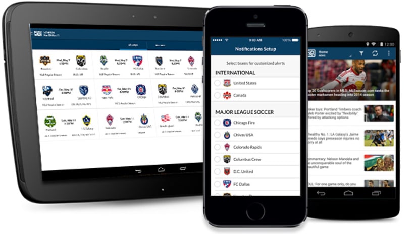 Matchday app - 2014 - devices 2