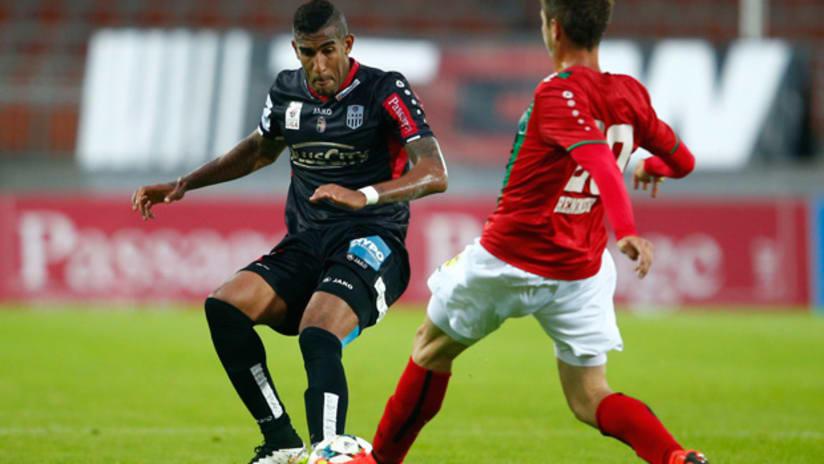 Shawn Barry in action with LASK Linz