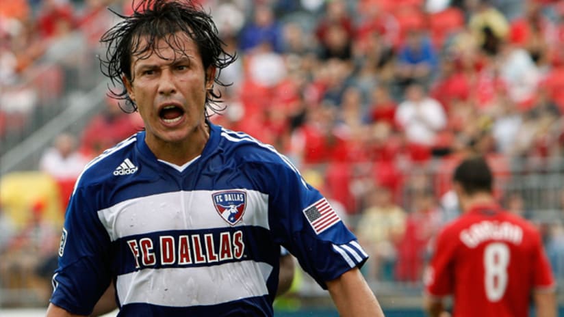 Milton Rodriguez scored in his second MLS game for Dallas.