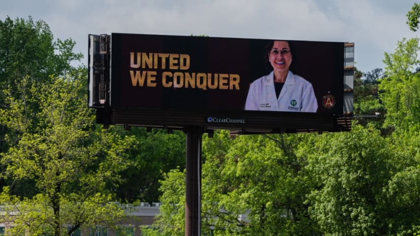 Atlanta billboard 1 - doctor - United We Conquer