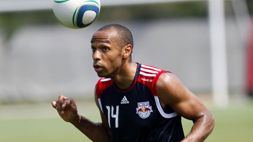 Thierry Henry said Wednesday that he's not entirely 100 percent heading into the Red Bulls' matchup against Tottenham on Thursday.