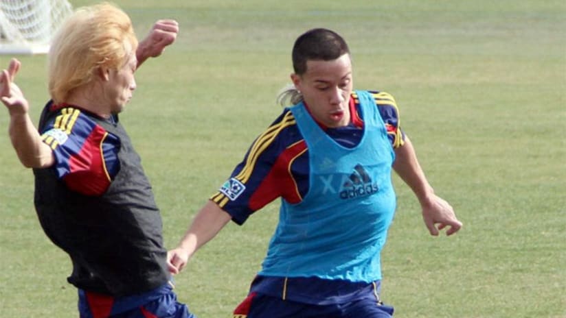 Sebastian Velasquez during Real Salt Lake training