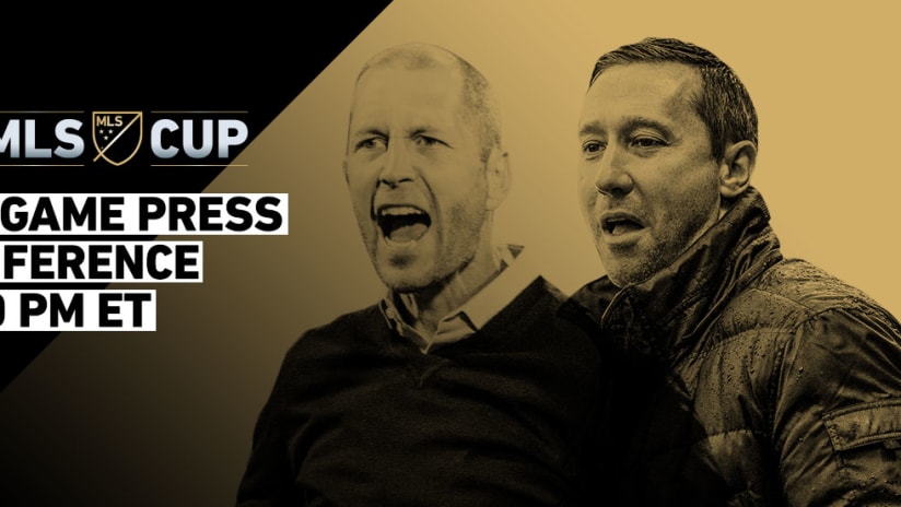 2015 MLS Cup - pregame press conference - promotion - Columbus Crew SC - Portland Timbers