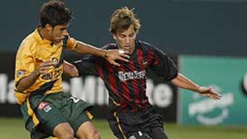 Mike Magee and the MetroStars will take on Los Angeles at Giants Stadium.