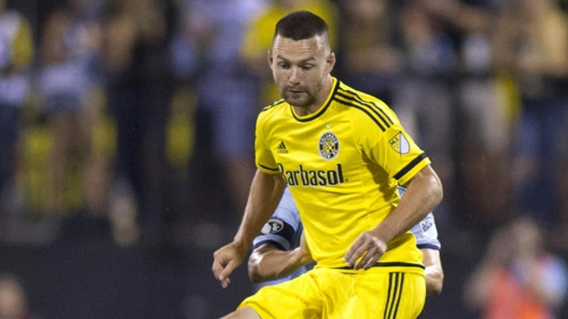 Jack McInerney in action with Columbus Crew SC