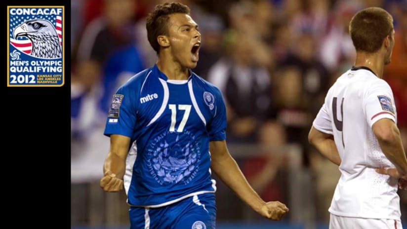Mark Blanco celebrates a goal vs. the US U-23 team