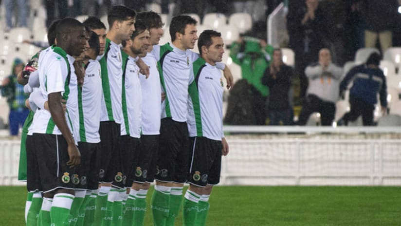 Racing Santander refuse to play because of unpaid wages