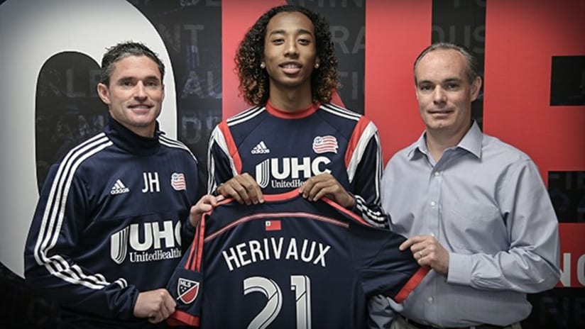 Zachary Herivaux signed by New England Revolution to Homegrown deal