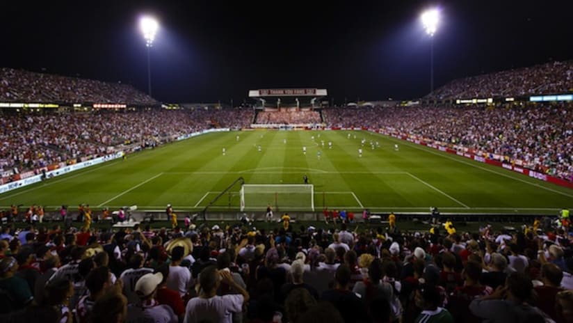 Crew Stadium during the USA vs. Mexico World Cup qualifier in 2013