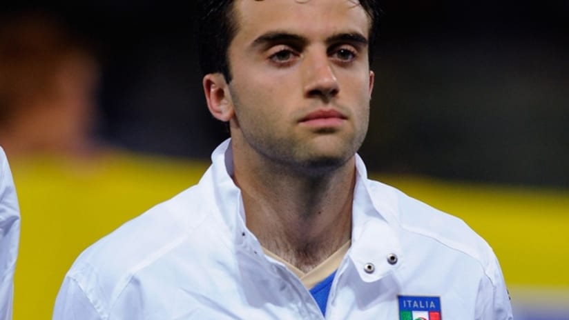 Giuseppi Rossi with Italy
