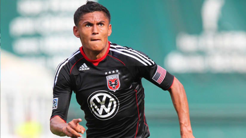 Andy Najar has earned minutes in D.C. United's first team this season.