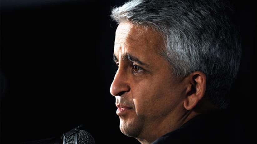 USSF president Sunil Gulati met with the media in South Africa on Wednesday.