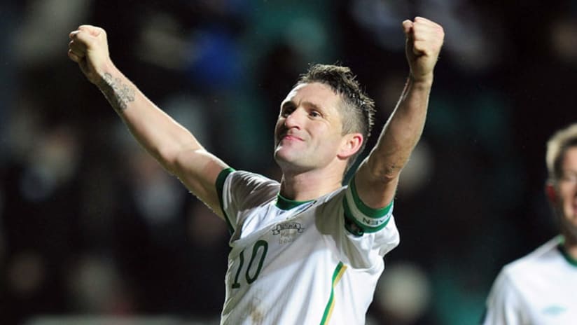 Robbie Keane scored a brace for Ireland vs. Estonia.