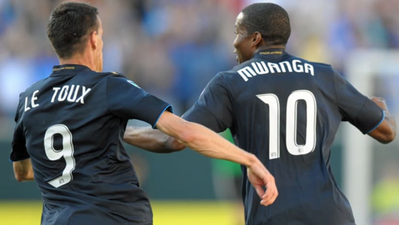 Sébastien Le Toux and Danny Mwanga combined for the lion's share of Union goals last year.