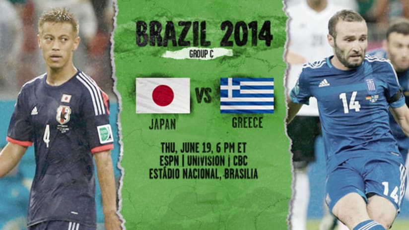 Japan vs. Greece, World Cup Preview