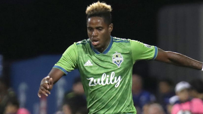 Joevin Jones - Seattle Sounders - close-up (not recommended for DL)
