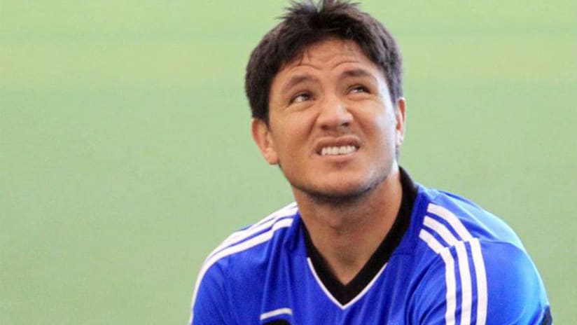 Brian Ching trained with the Montreal Impact