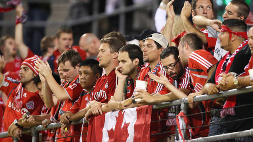 Toronto FC fans have turned out in numbers for Crew games, but have yet to see a TFC win