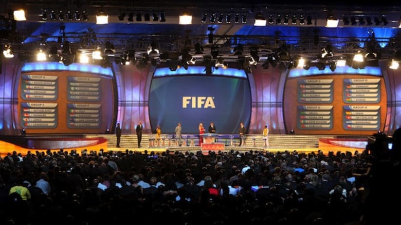 The 2010 World Cup draw
