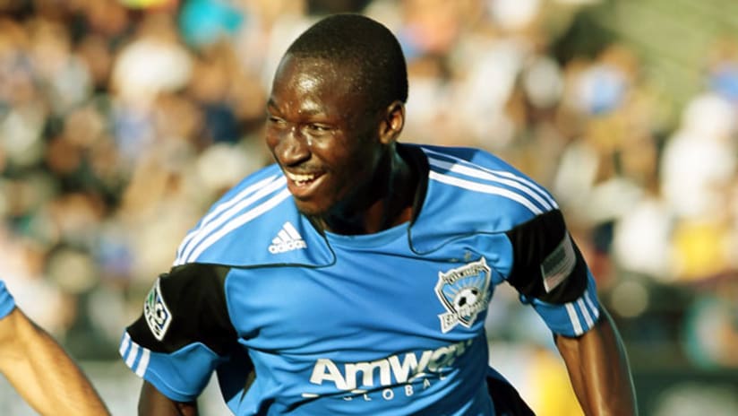San Jose center back Ike Opara likely will be sidelined several weeks with a broken left foot.