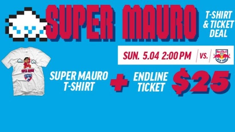 "Super Mauro" Diaz t-shirt by FC Dallas