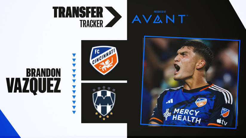 Brandon Vazquez - Cincinnati to Monterrey - transfer