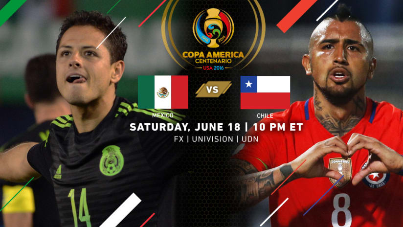 Mexico vs. Chile - June 18, 2016 Match Image