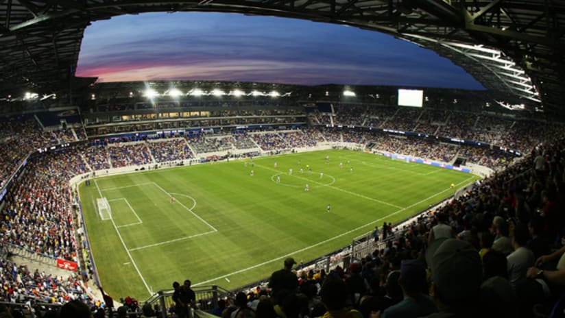 The New York Red Bulls' soccer-specific stadium opened earlier this year.