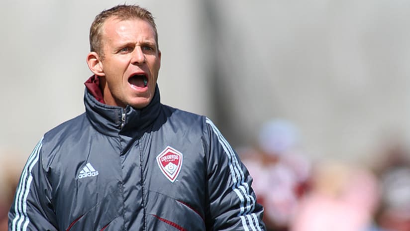 Gary Smith and the Rapids head east to face New England on Saturday.