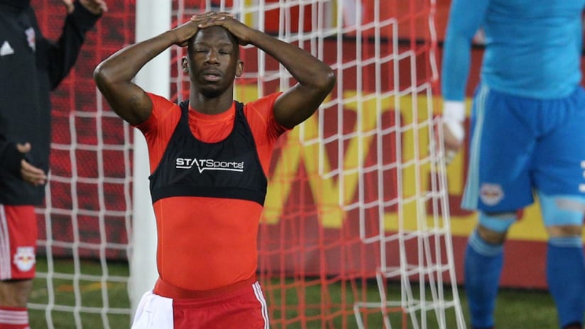 Sad Bradley Wright-Phillips after playoff ouster vs. Atlanta