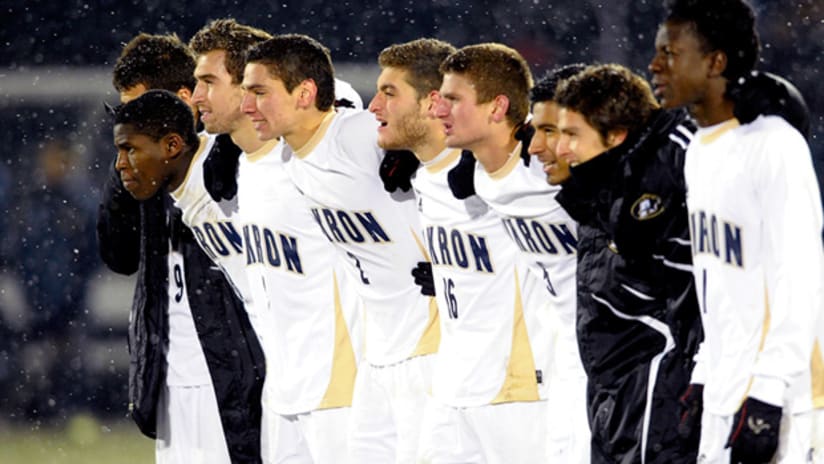 Akron defeated Cal in a PK shootout on Saturday.