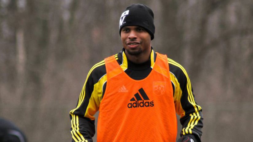 Julius James could end up as a starter for the Columbus Crew against DC United on Saturday.