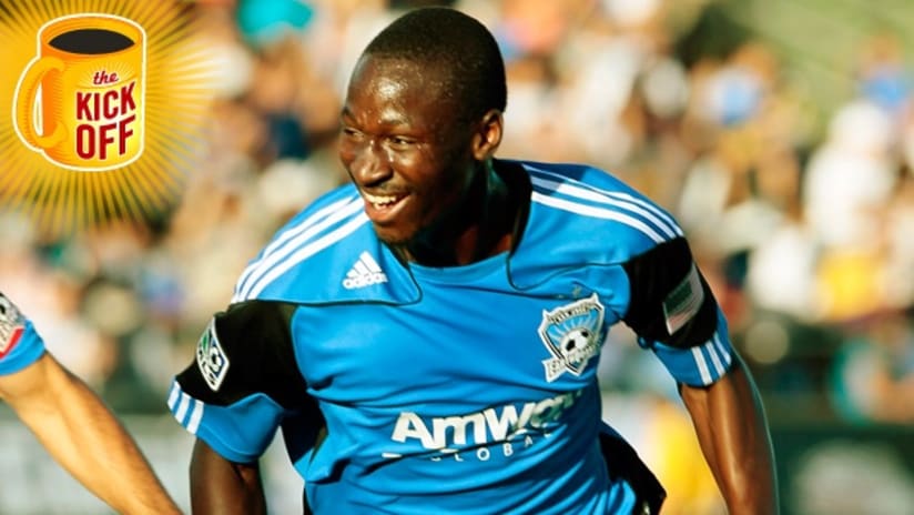 Ike Opara told his San Jose teammates he would score against Portland on Tuesday night.