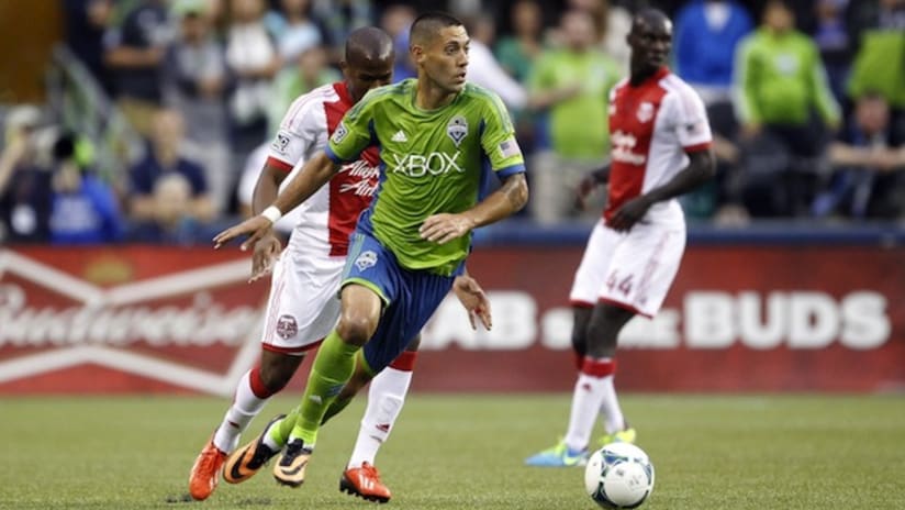 Clint Dempsey in action against Seattle