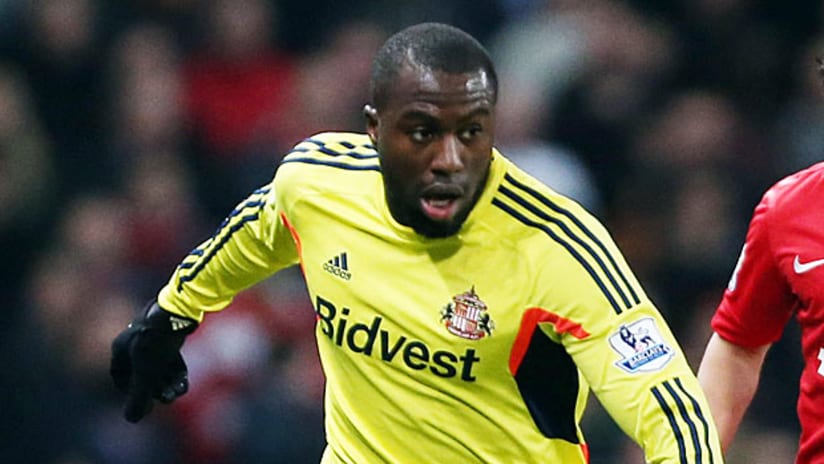 Sunderland's Jozy Altidore during a Cup game vs. Manchester United