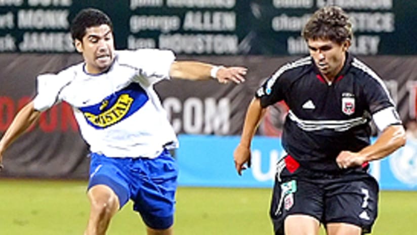 Jaime Moreno and United face Universidad Catolica again on Thursday night.