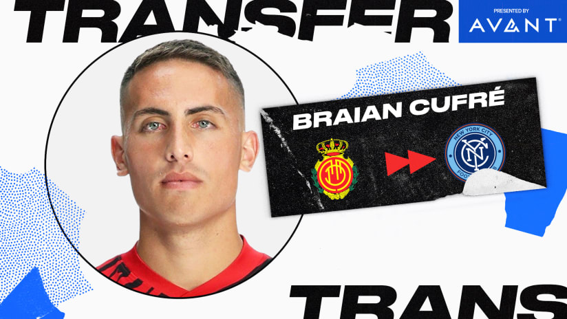 NYCFC sign Argentine defender Braian Cufré on loan from Mallorca