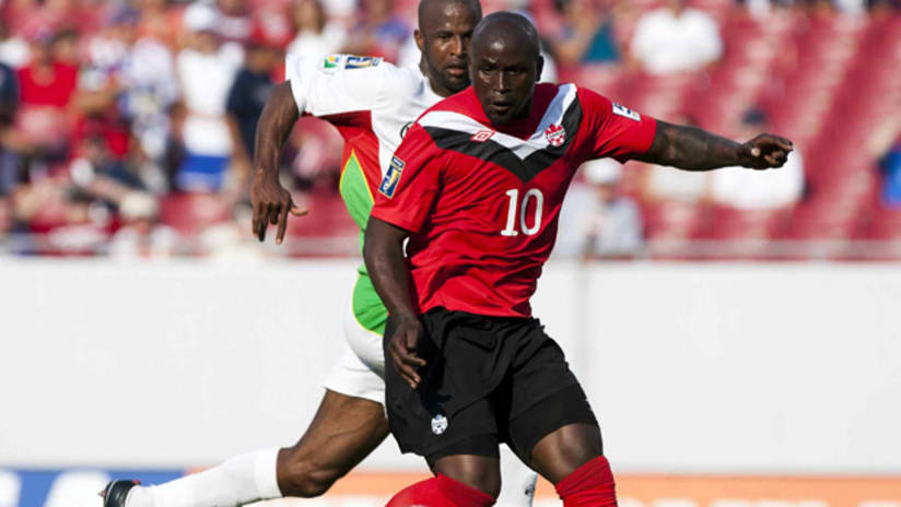 Gold Cup: Canada's Ali Gerba against Guadeloupe, June 11, 2011.