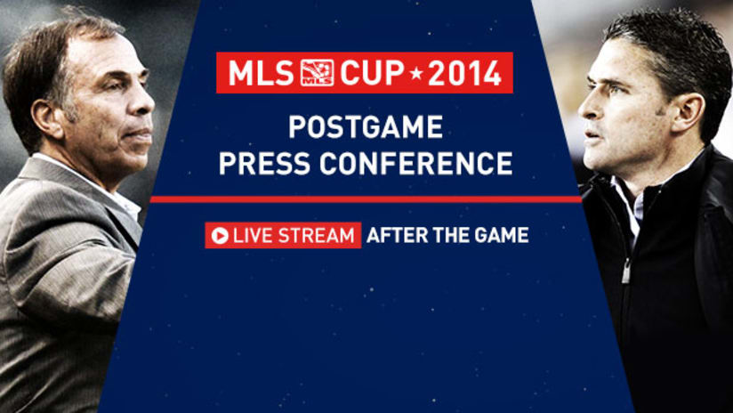 MLS Cup 2014 Post-Game Press Conference (IMAGE)